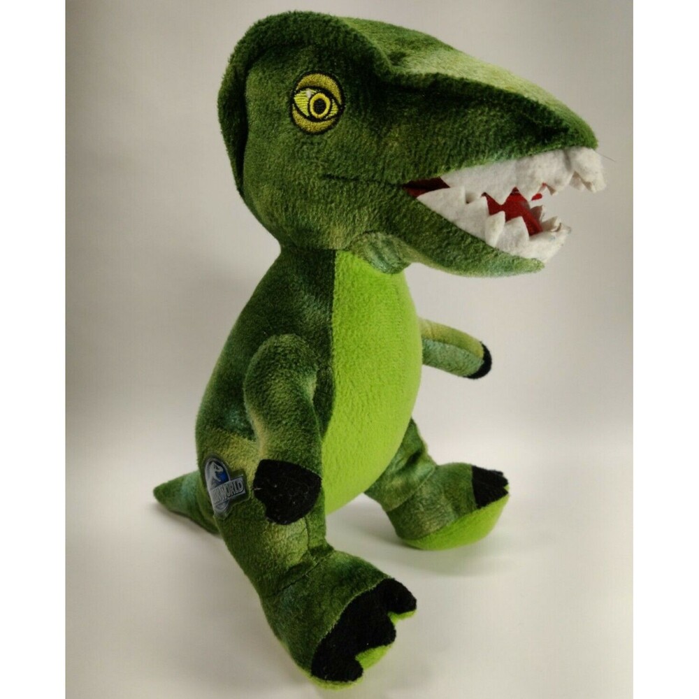 Jurassic World 10" Green Velociraptor Plush Universal Studios Stuffed Animal Toy